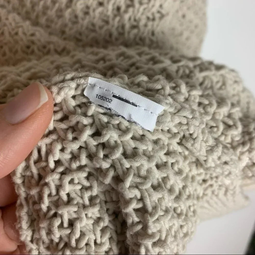 47.  MADEWELL Women’s French Quarter Pullover Sweater Beige Size XXS - Picture 8 of 9